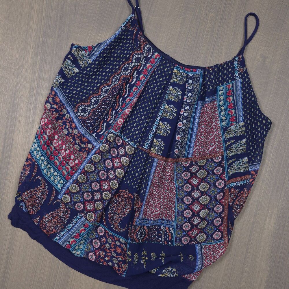 Naif Paisley Pattern Blue Shirt